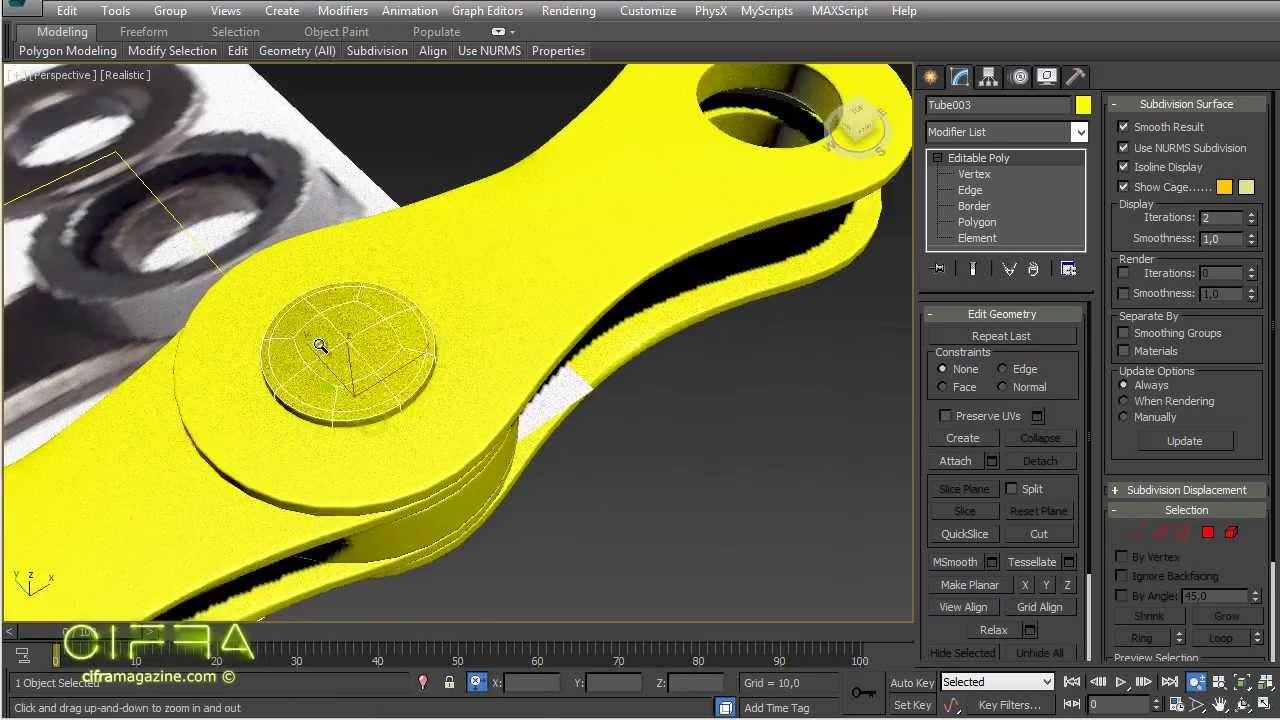 Создание цепи в 3ds max. Использование модификатора PathDeform (WSM) (часть 2)