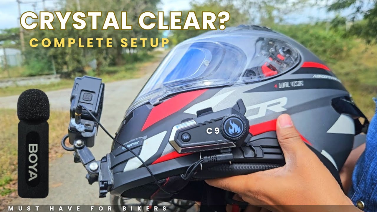 Best Budget Intercom: EDYELL C9 Review + Full Setup Guide | BOYA V10 Sound Test for Moto Vlogging