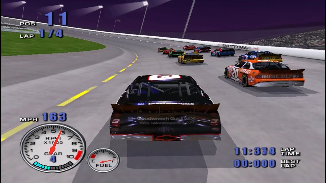Nascar 2001 (PS2) - PCSX2