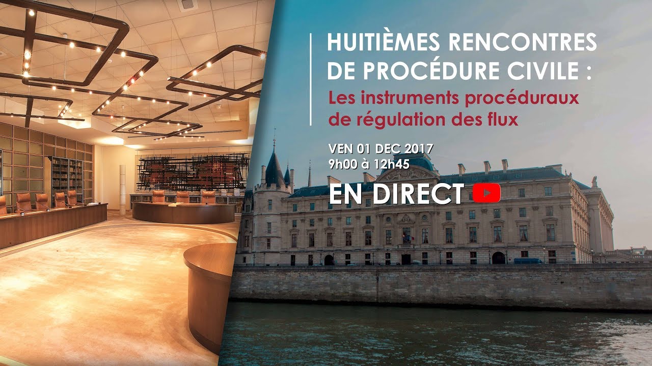 Huiti&egrave;mes rencontres de proc&eacute;dure civile : les instruments proc&eacute;duraux de r&eacute;gulation des flux 1/2