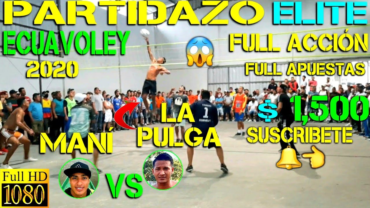 ECUAVOLEY MANÍ VS LA PULGA / PARTIDAZO ÉLITE LO MEJOR 2020 Full Acción 😱🔥⚡
