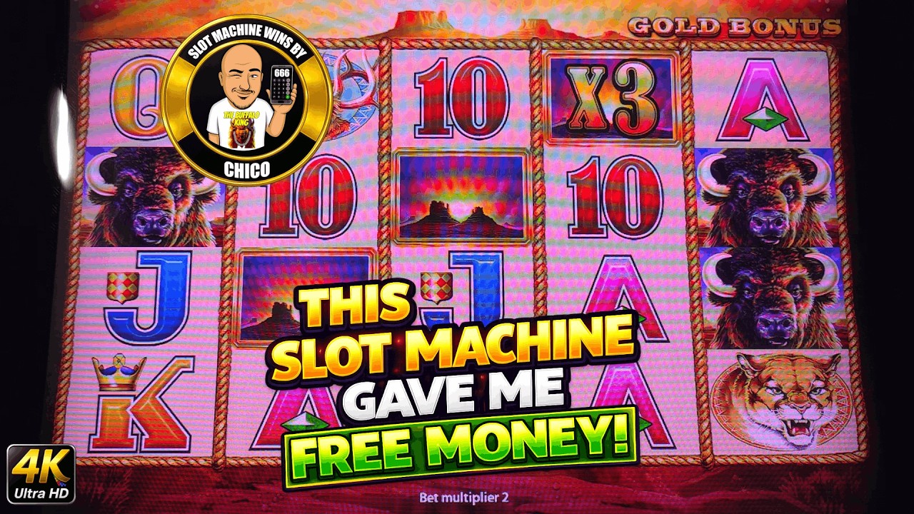 THIS SLOT MACHINE GAVE ME FREE MONEY