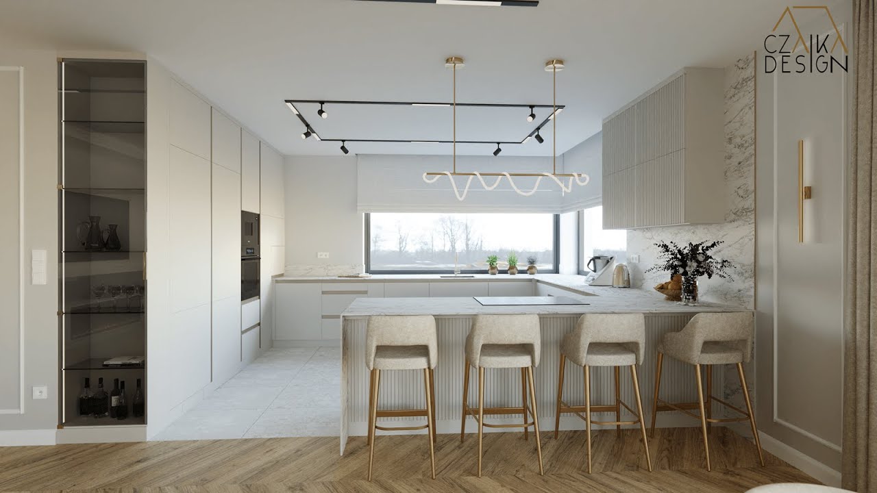 Projekt wnętrza domu HomeKoncept 26 (house interior design, kitchen, living room) #32- Czajka Design