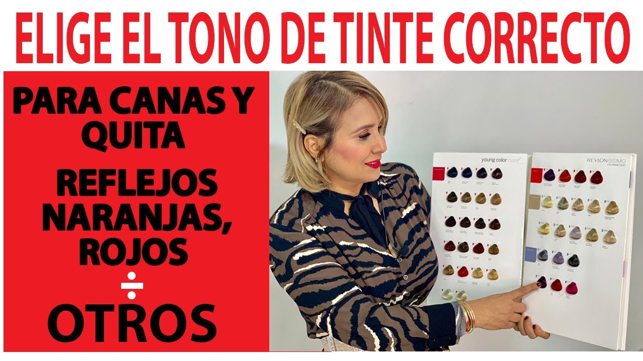 Cómo elegir el tinte con la carta de color / clase de COLORIMETRIA fácil !