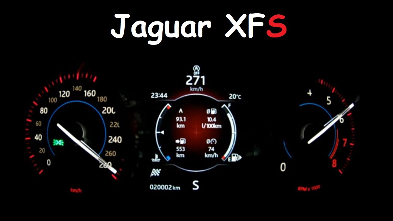 2018 Jaguar XFS Beschleunigung / acceleration / Vmax