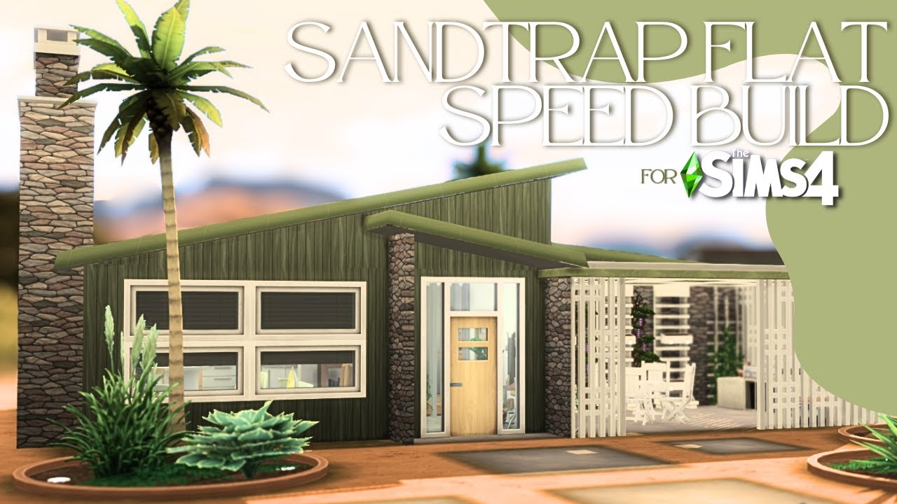 MID-CENTURY MODERN SPEED BUILD ✩ the sims 4 ✩ NO CC