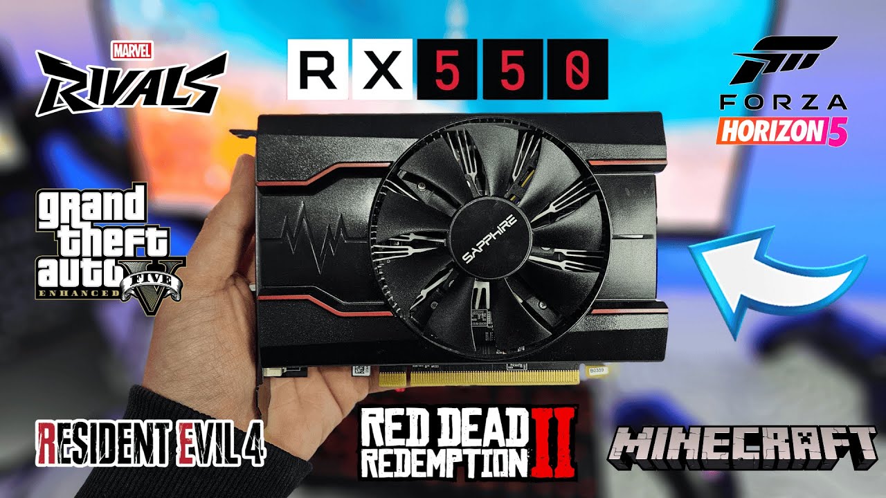 RX550 4GB RODOU JOGOS PESADOS? TESTEI E FIQUEI SURPRESO!