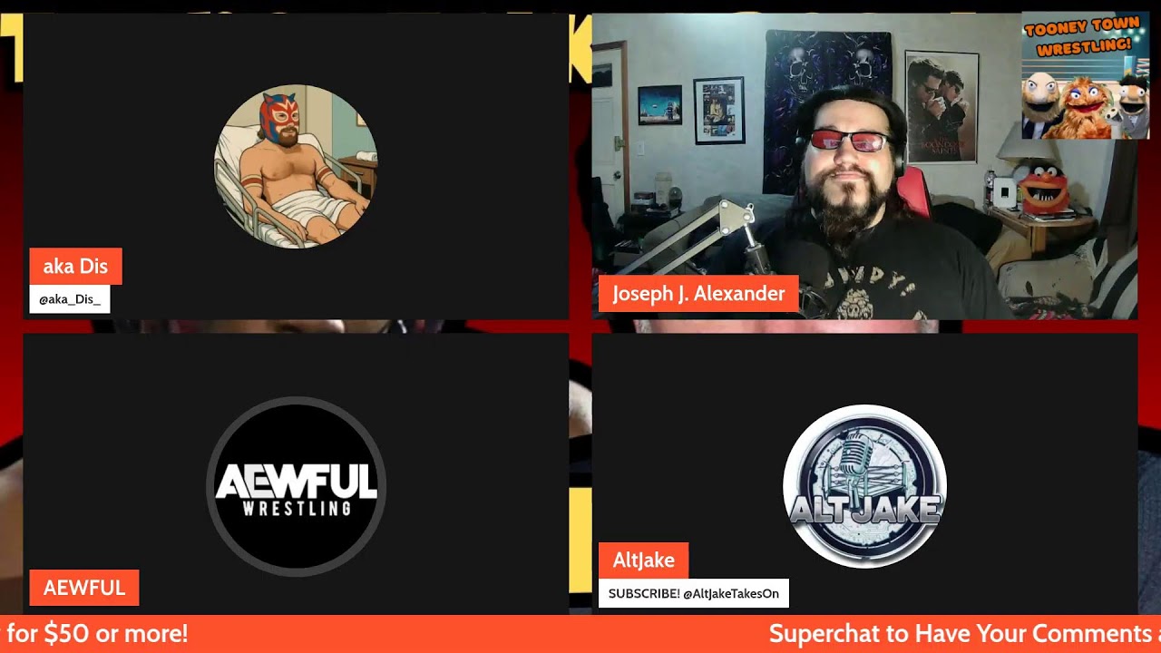 DIESEL FUMES? Nash Roasts Je’Von + WON Awards Shocks! Tooney Talk Wrestling is LIVE!
