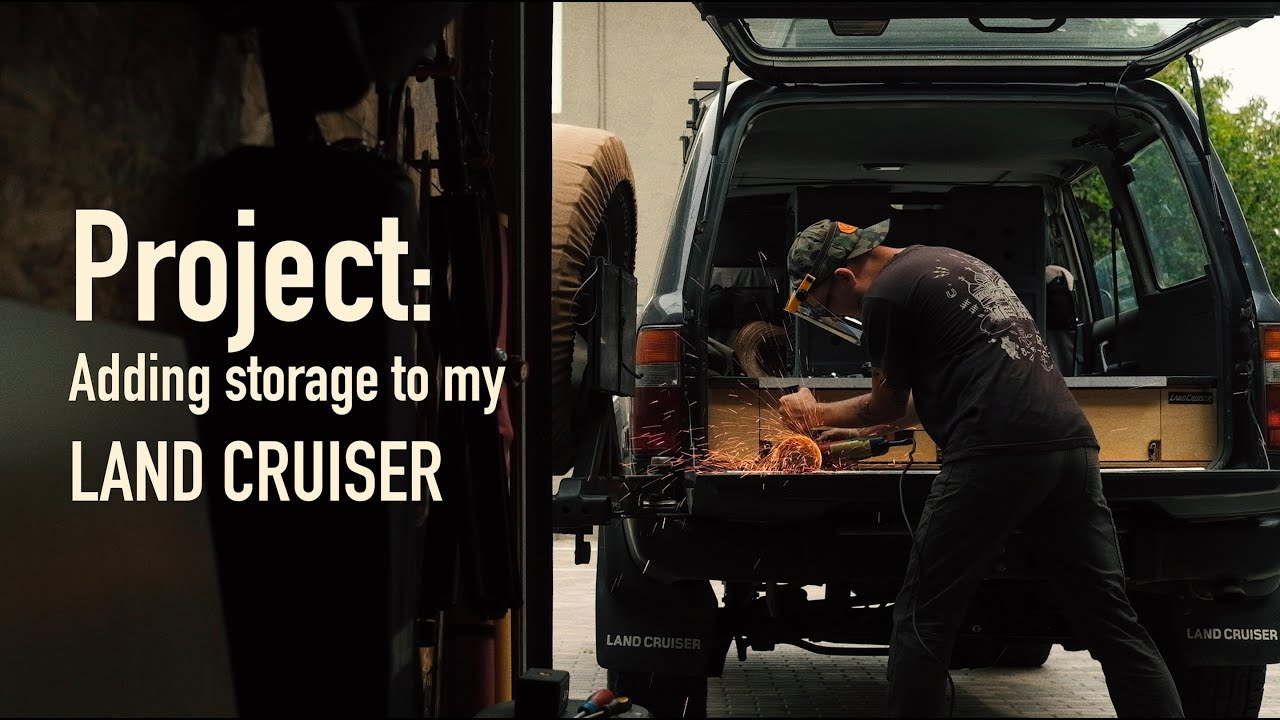 DIY Project - Installing the Huracan Fabrication Tail-Gate Storage Mod onto my HDJ80 Land Cruiser