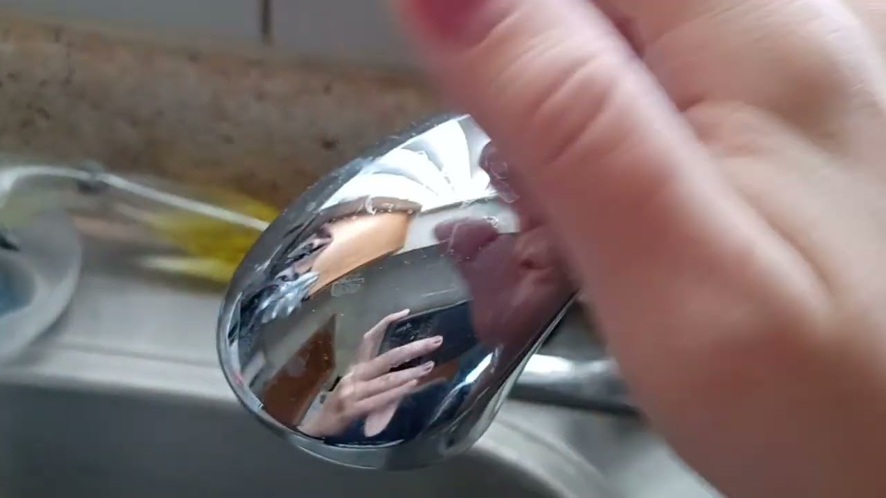 ASMR Tapping on my kitchen counter, sink, and backsplash