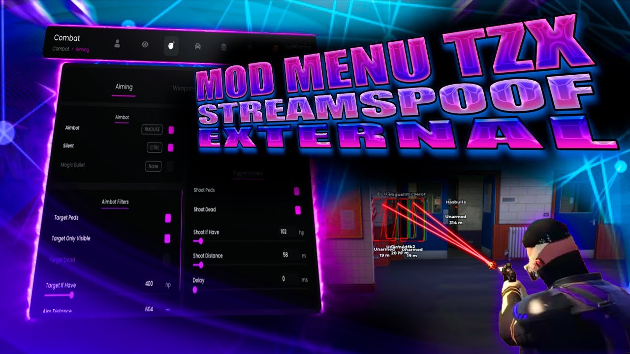 FIVEM: ¡BYPASS WAVESHIELD 2026! STREAMSPOOF MOD MENU TZX EXTERNAL (¡Indetectable!)