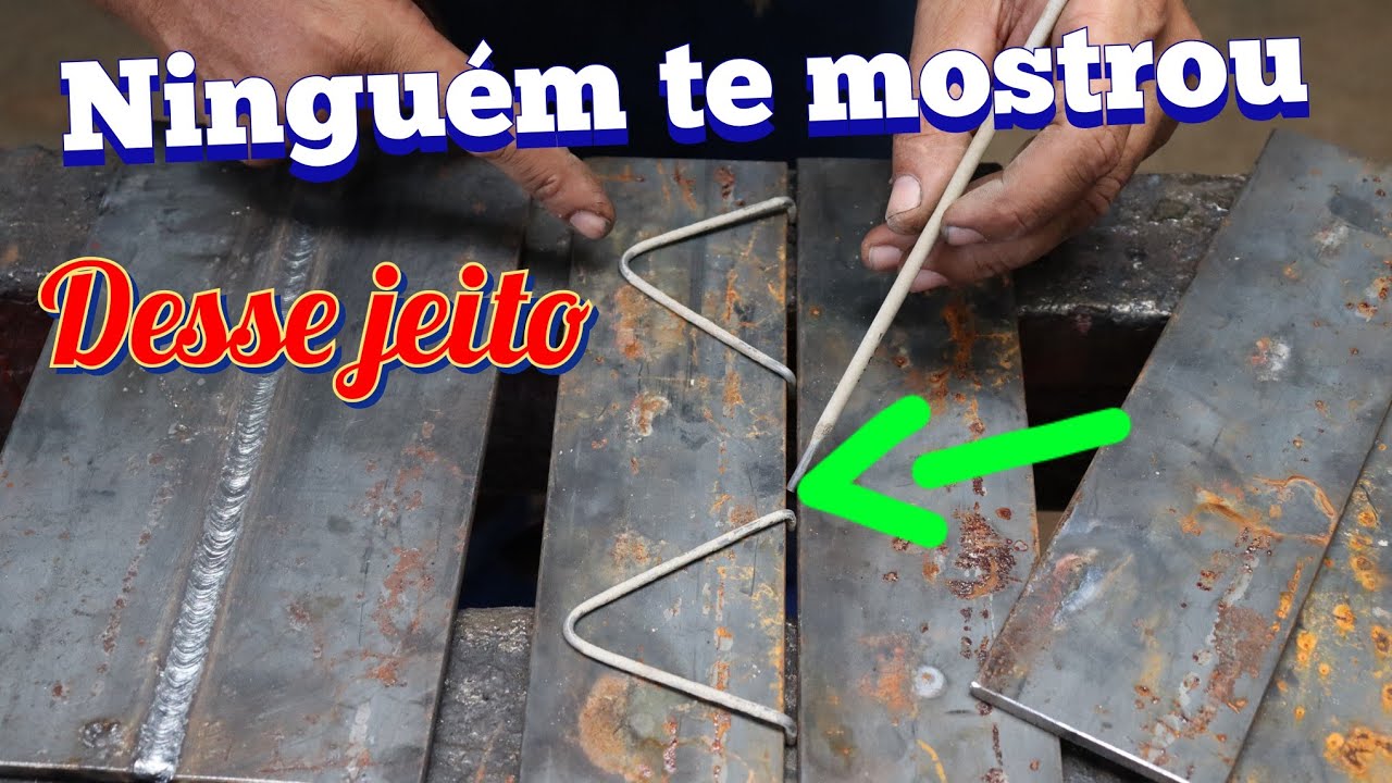 Quase Ninguém está Mostrando os Verdadeiros Segredos da soldagem , VEM E APRENDA A SOLDAR - Emenda .