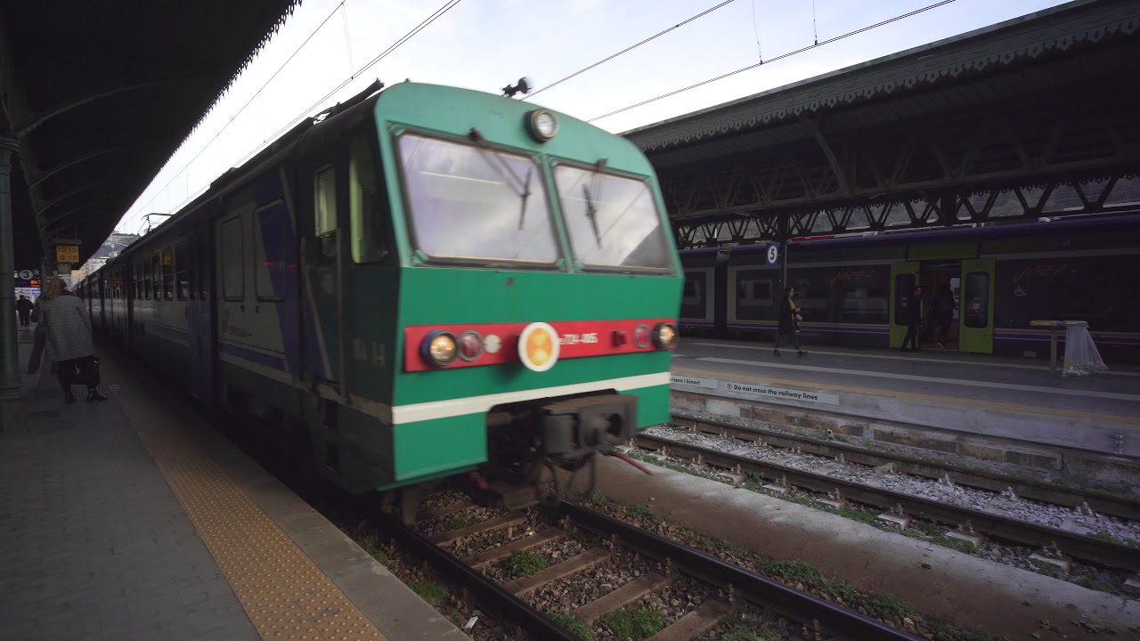 Italy, Naples, train ride from Campi Flegrei to Bagnoli-Agnano