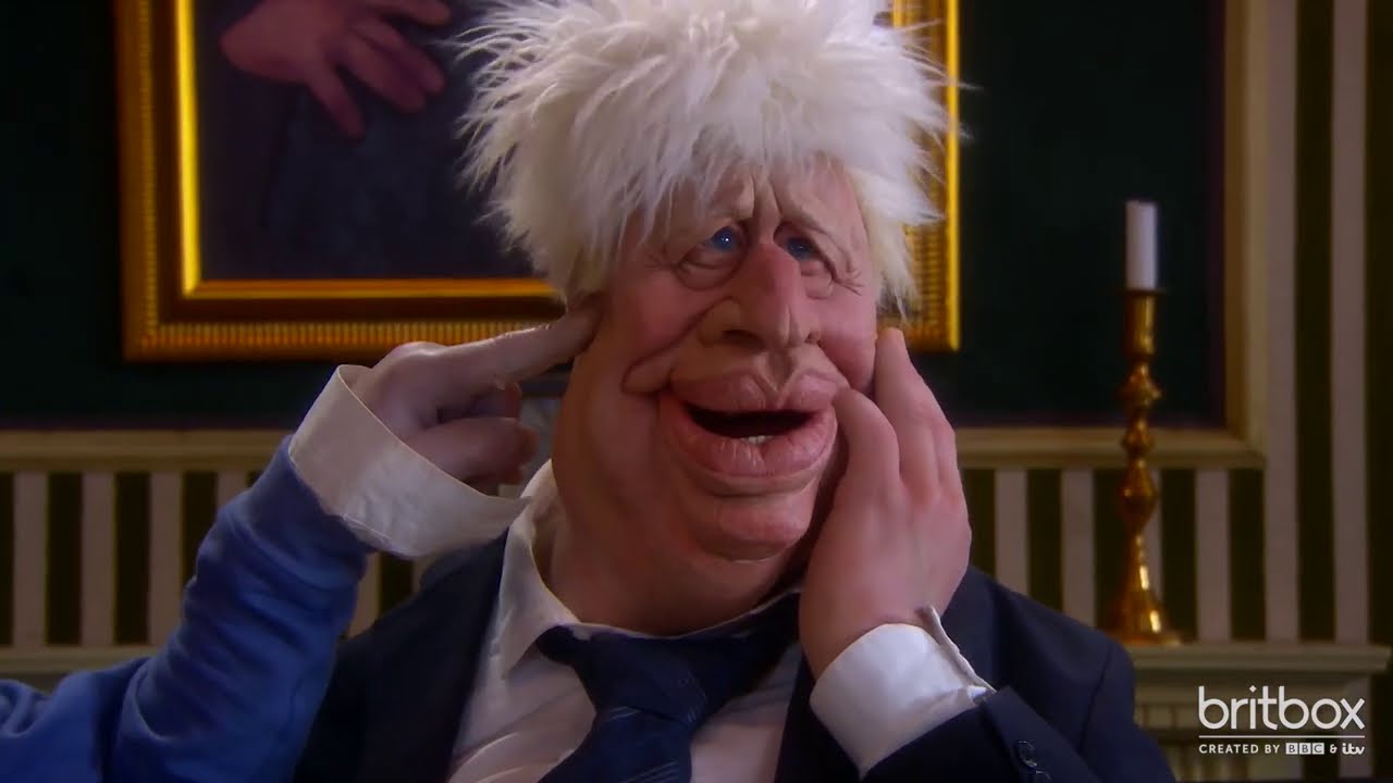Behind the scenes of Dominic Cummings' last day at Number 10 | Stream Spitting Image on BritBox