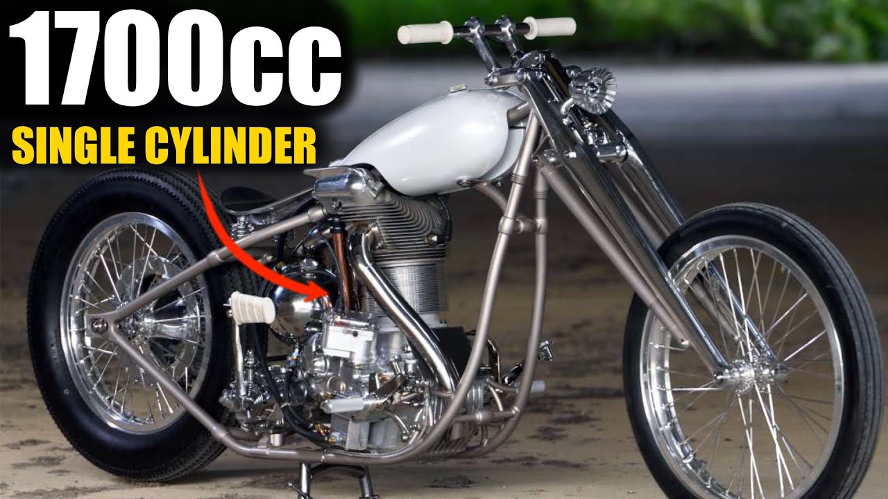 Chopper Edan Dengan Mesin 1700cc Single Cylinder!! Getarannya Auto Bikin Tremor…