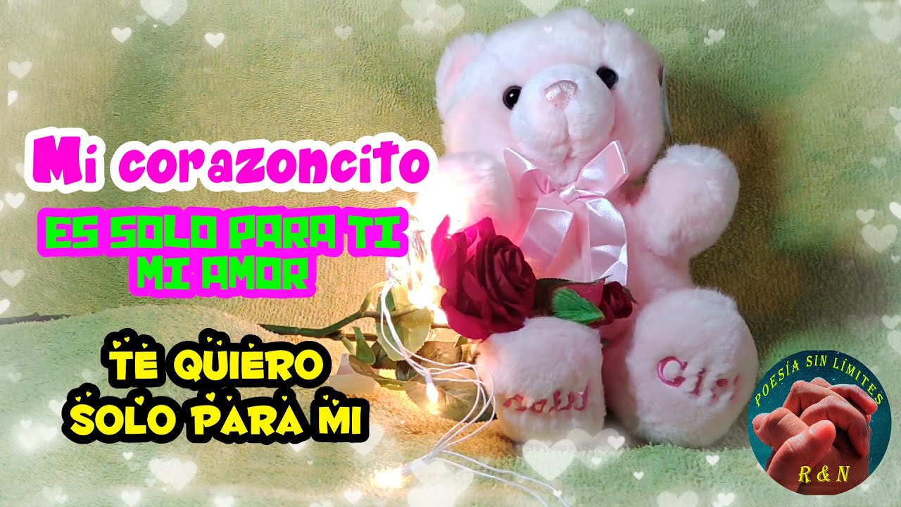 Solo contigo puedo ser feliz Dedicatorias Romanticas Para el amor de mi vida Con musica romantica