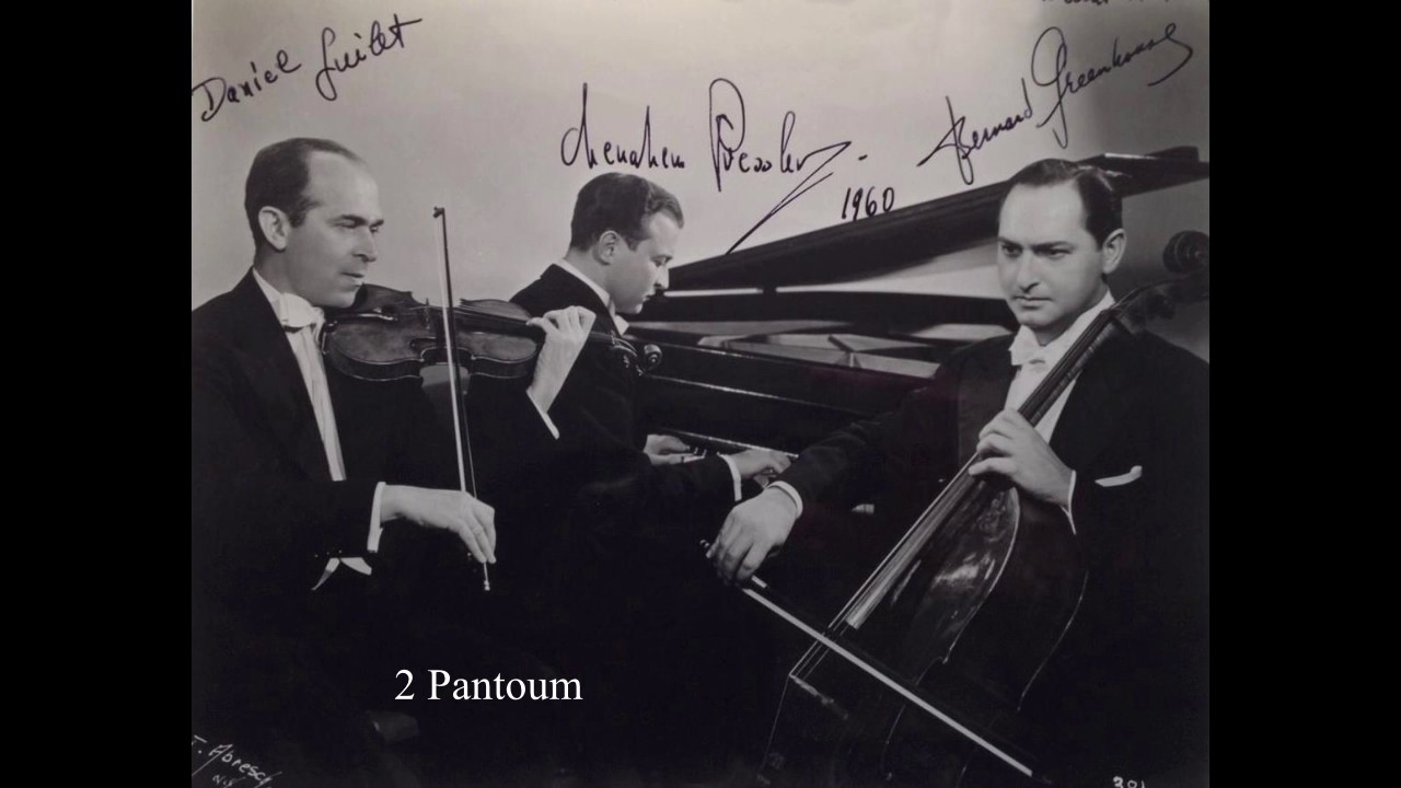 Ravel  Piano Trio - Beaux Arts Trio [original members]