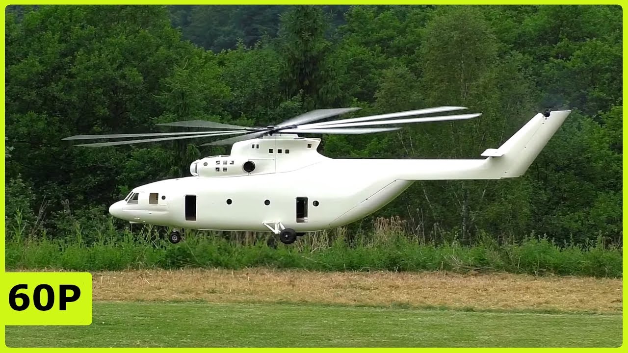 Gigant XXL RC Mil Mi 26 - Maiden Flight (16. Pöting Turbinen Meeting 2017)
