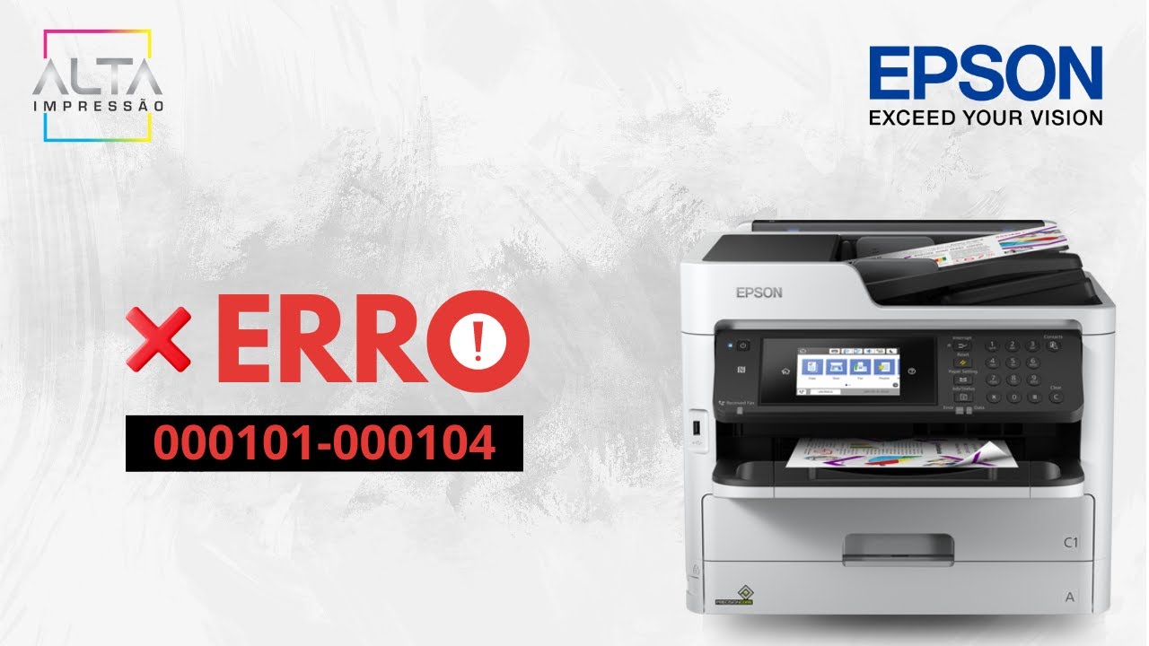 Erro 000101 - 000104 - Epson Workforce C5290 / C5710 / C5790