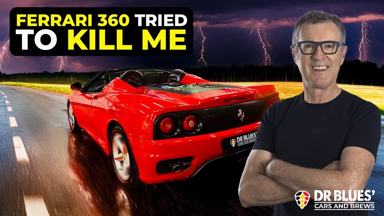 Buying a Ferrari 360 Spider in the Rain: It Tried to Kill Me (But I Loved It)| DR Blues Cars & Brews