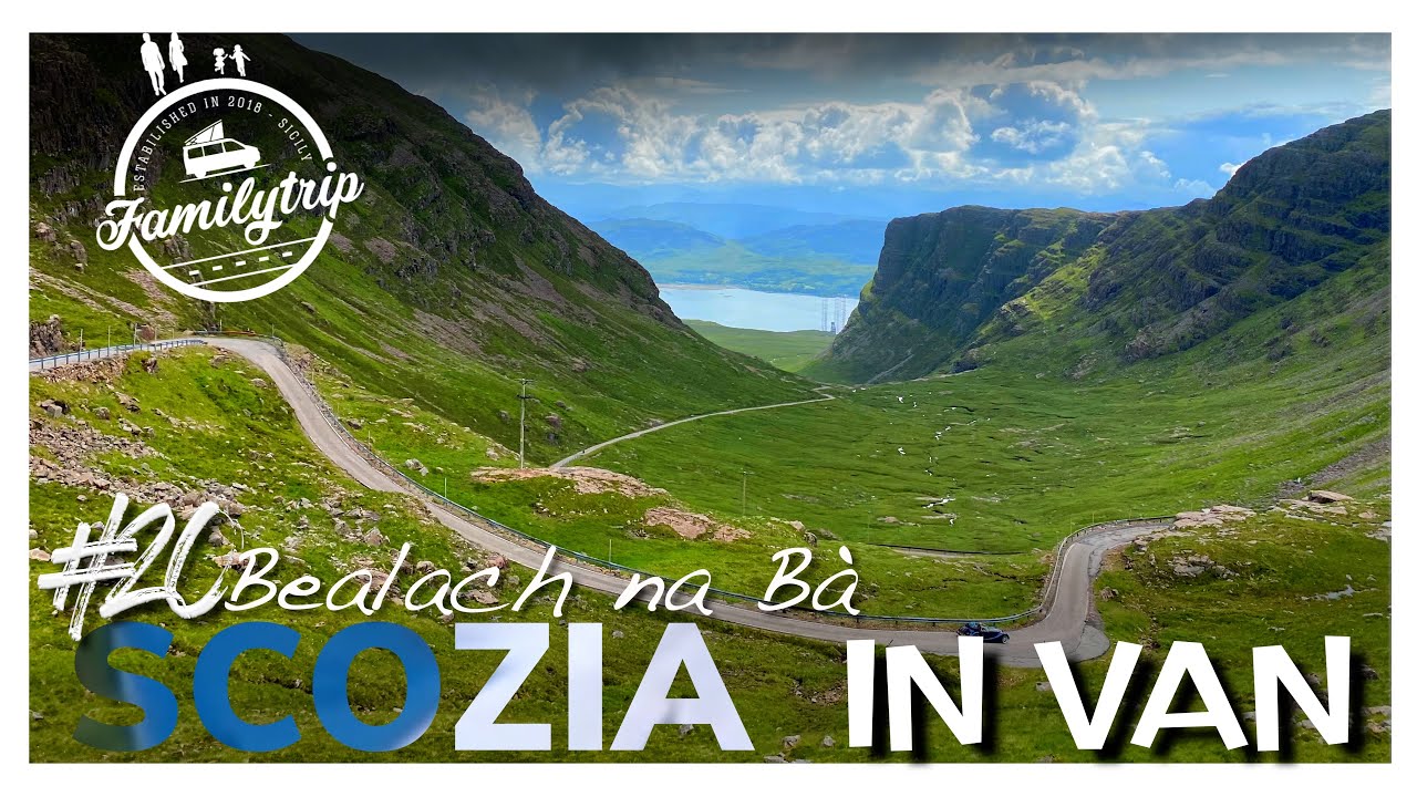 NC500 in Van: Bealach Na Ba, viaggio sulla strada panoramica piu' bella del mondo. Scozia ep.20
