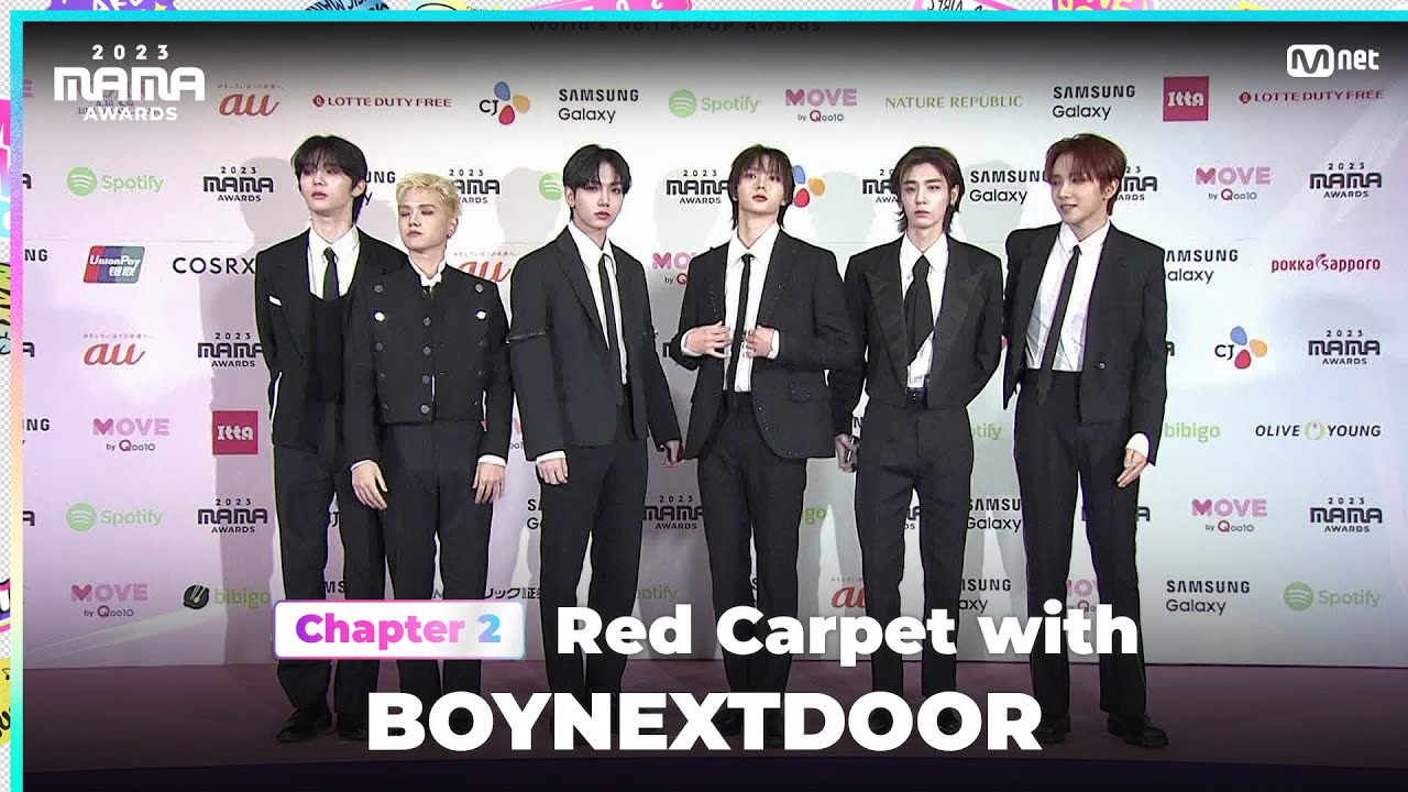 [#2023MAMA] Red Carpet with BOYNEXTDOOR (보이넥스트도어) | Mnet 231129 방송