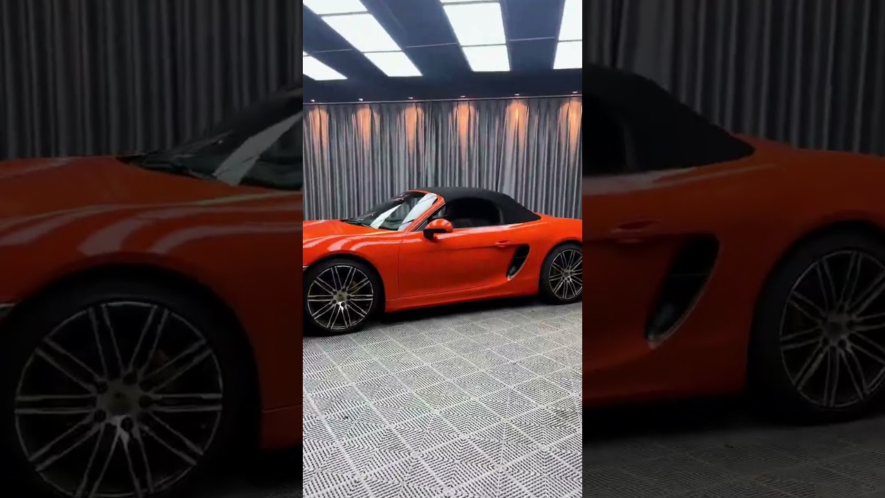 🔥🔥TOPCAR High Quality Super Gloss Lava Orange Auto Wrap Roll Car Films🔥🔥