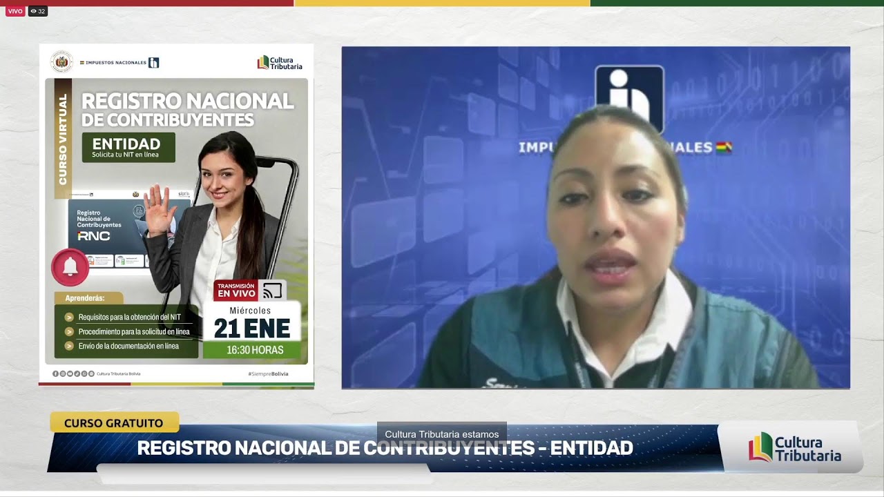 CURSO VIRTUAL GRATUITO: REGISTRO NACIONAL DE CONTRIBUYENTES - ENTIDAD