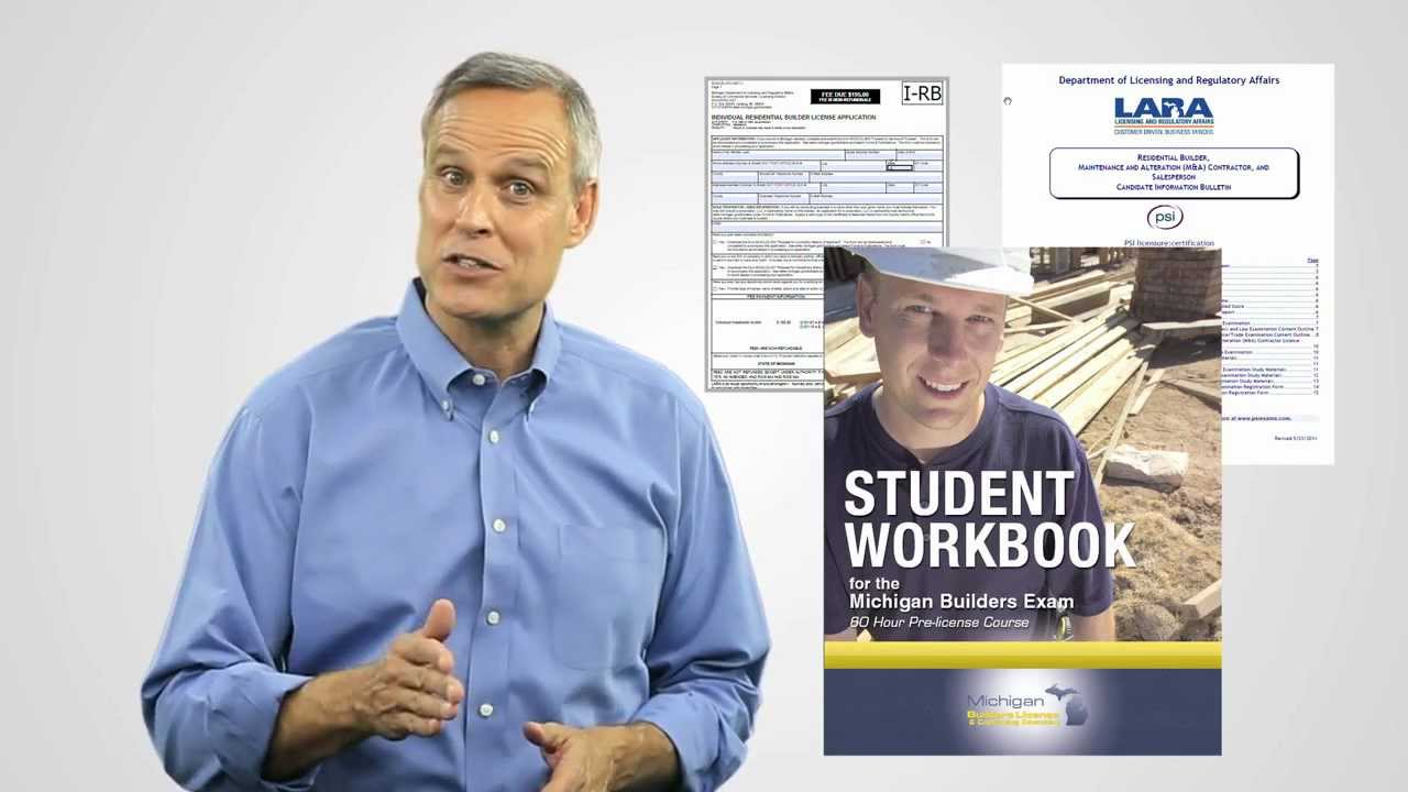 Michigan Builders License Course