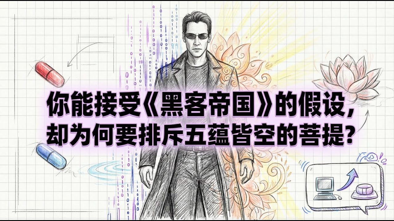 黑客帝国 | 为何你能接受Matrix却排斥五蕴皆空 | 认知觉醒