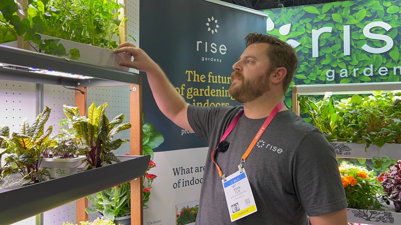 Grow Plants Indoors, Mistake-Proof, USING AI! Rise Garden at CES 2023