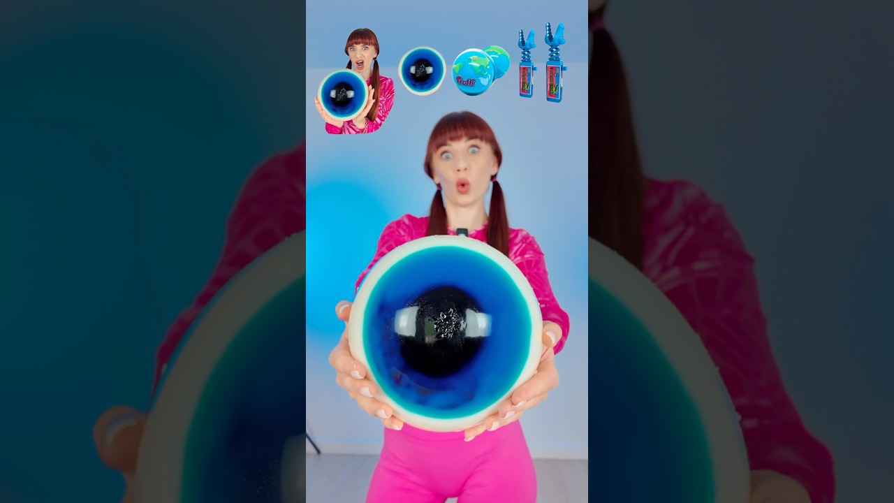 ASMR Giant Gummy Eyeball, Lollipop Eating Mukbang #asmr