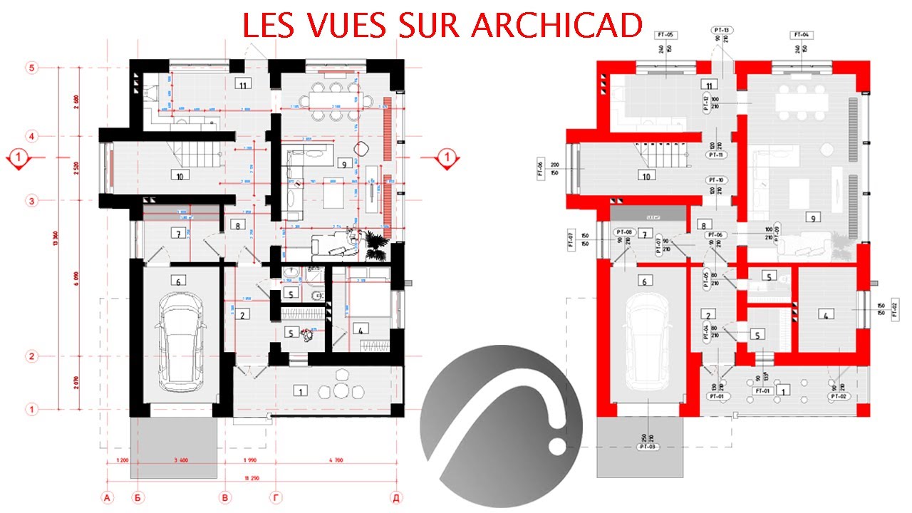 ARCHICAD | Comment Créer Les Vues, les CALQUES et les COMBINAISONS de CALQUES sur ArchiCAD