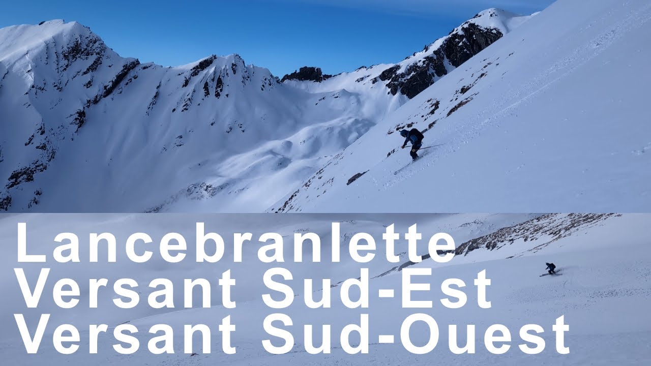 Lancebranlette Versant Sud-Est et Versant Sud-Ouest ski de randonnée La Thuile Vallée d'Aoste