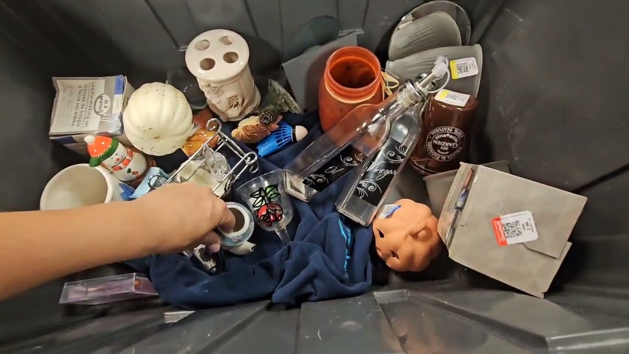 Let's go treasure hunting at the Goodwill outlet bins