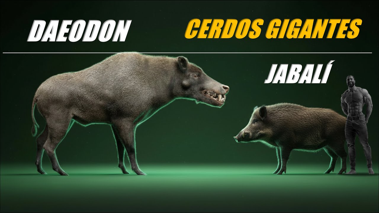 COMPARACIÓN de Tamaño de TODAS Las Especies de Cerdos desde el más Pequeño al más GRANDE