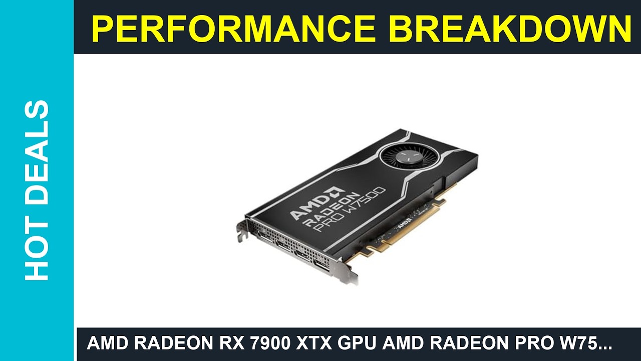 AMD Radeon RX 7900 XTX GPU AMD Radeon Pro W7500 Graphic Card 8 GB GDDR6 Guide