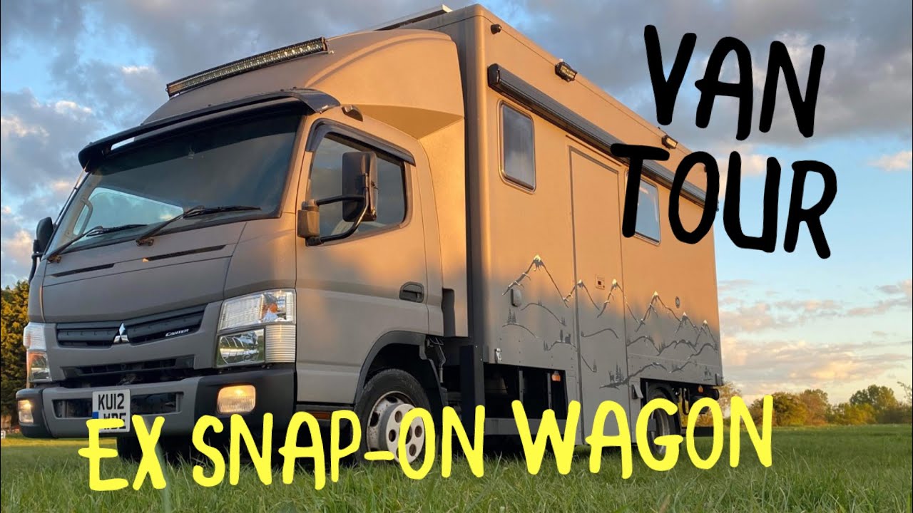 Ex SNAP-ON Wagon Camper Van Tour Mitsubishi Fuso  @cosy.adventures