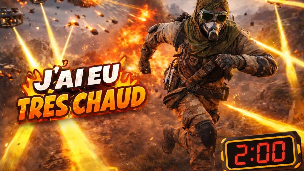 0 Balle, 5min, 5 adrénaline et 1 grosse paire ! J'ai eu très chaud !! 🔥Top Raiders🔥