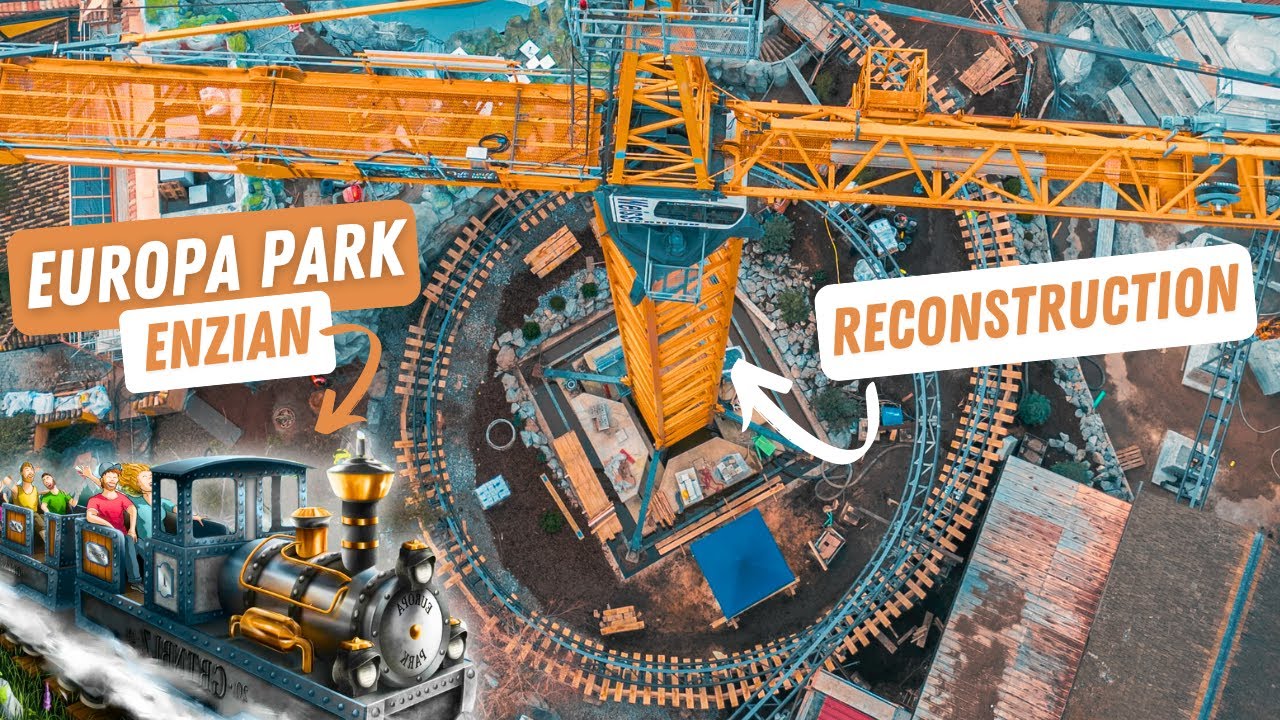 🎢La zone Autrichienne et ses attractions à Europa Park (après l'incendie) - EDB World #199