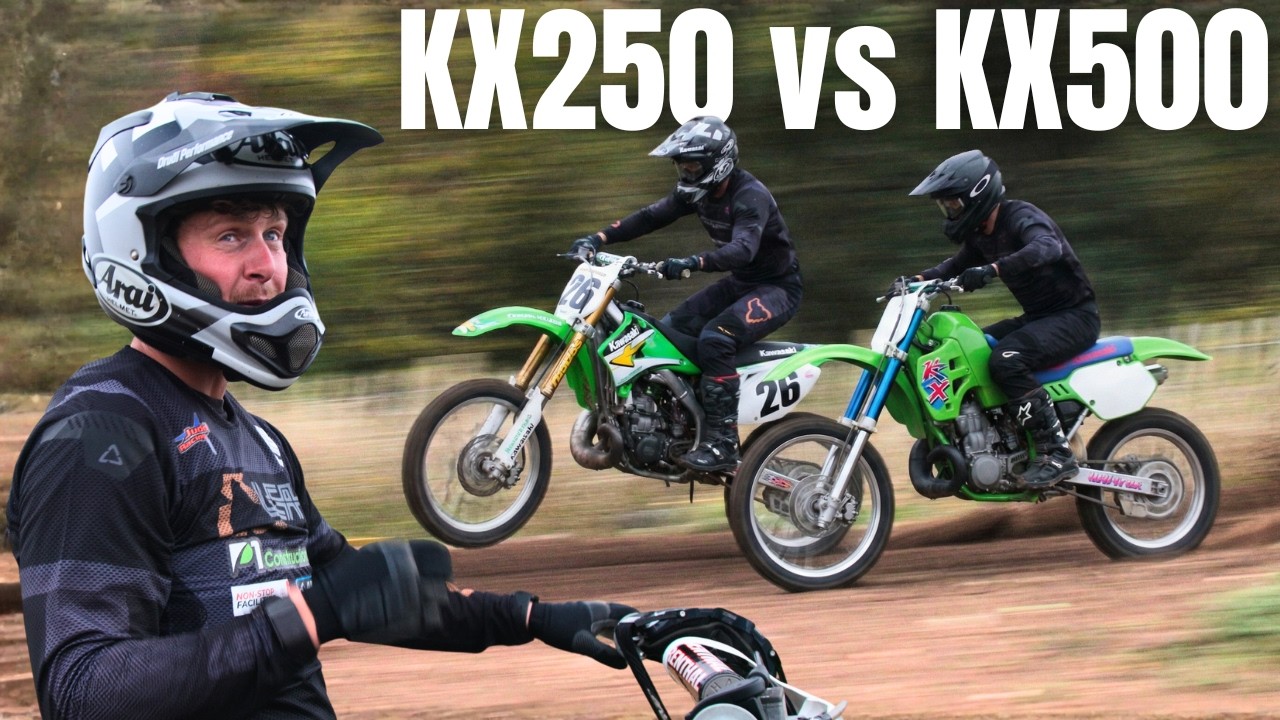 KX250 vs KX500 Showdown at Moto101!
