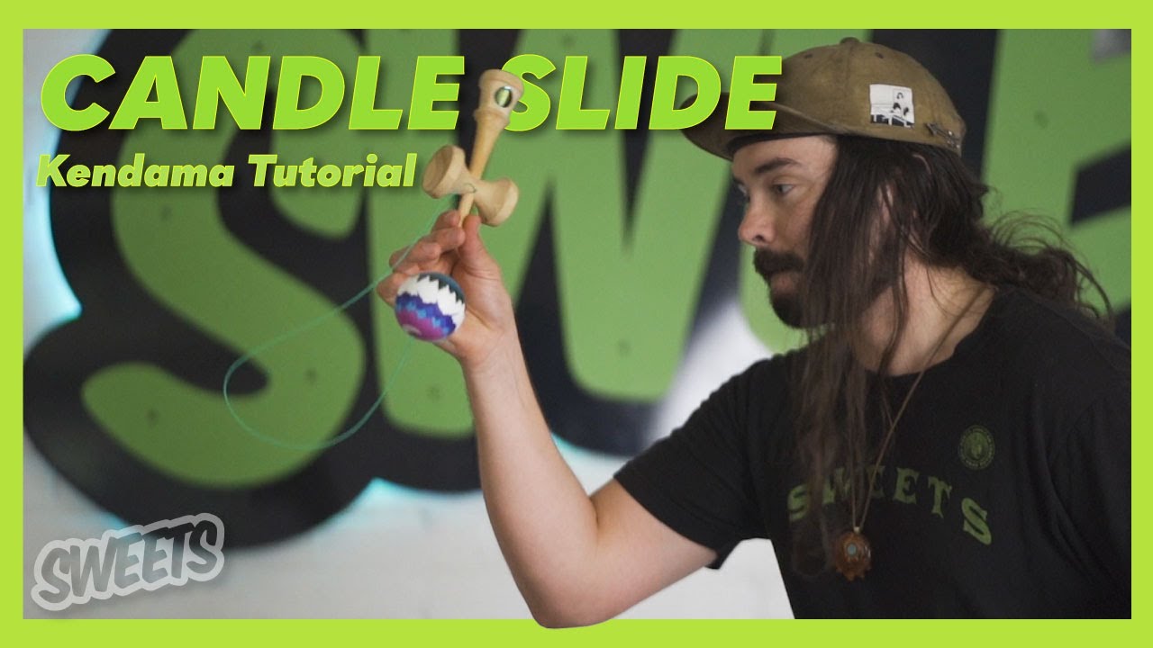 Как сделать CANDLE SLIDE — мастер-класс по трюкам с кендамой — Sweets Kendamas