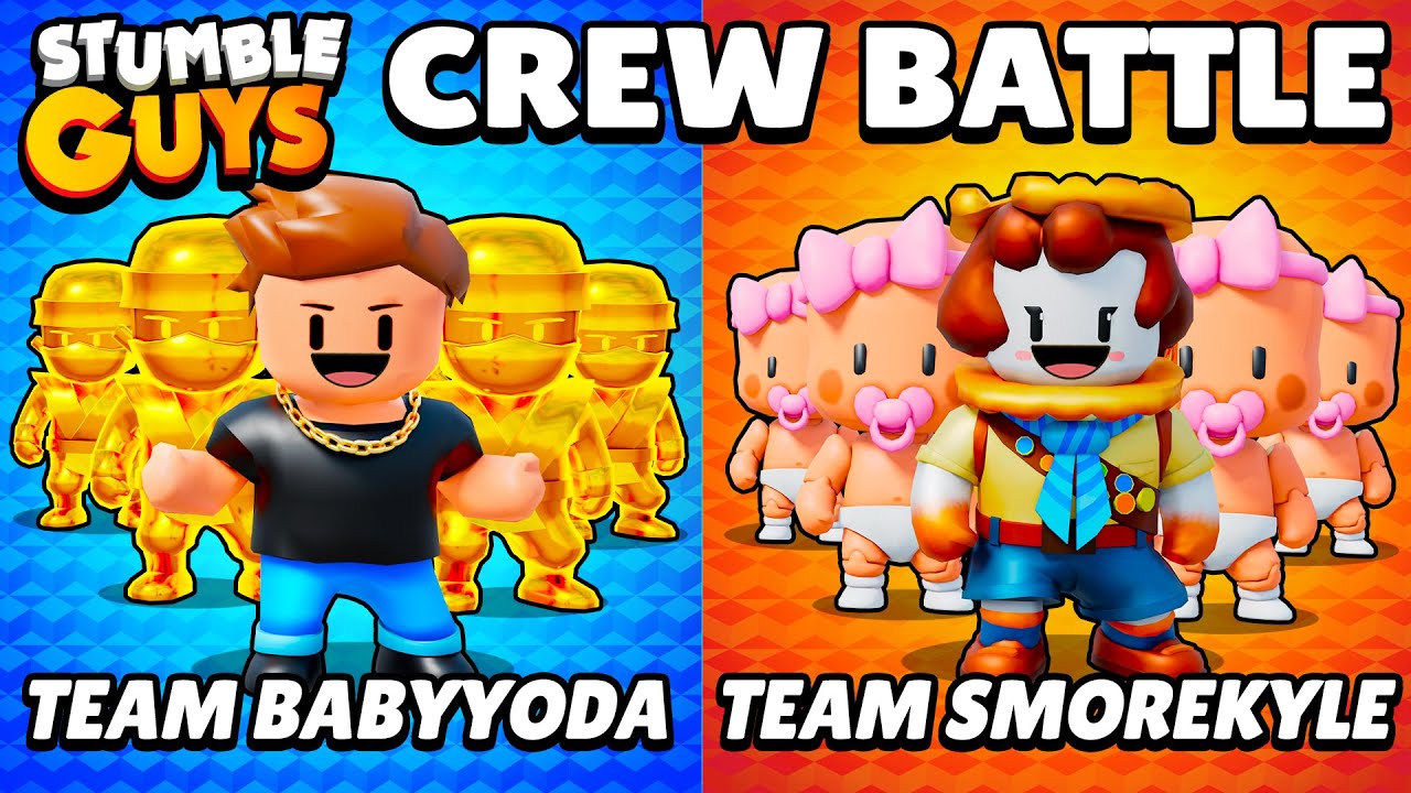 10 vs 10 Stumble Guys Crew Battle!