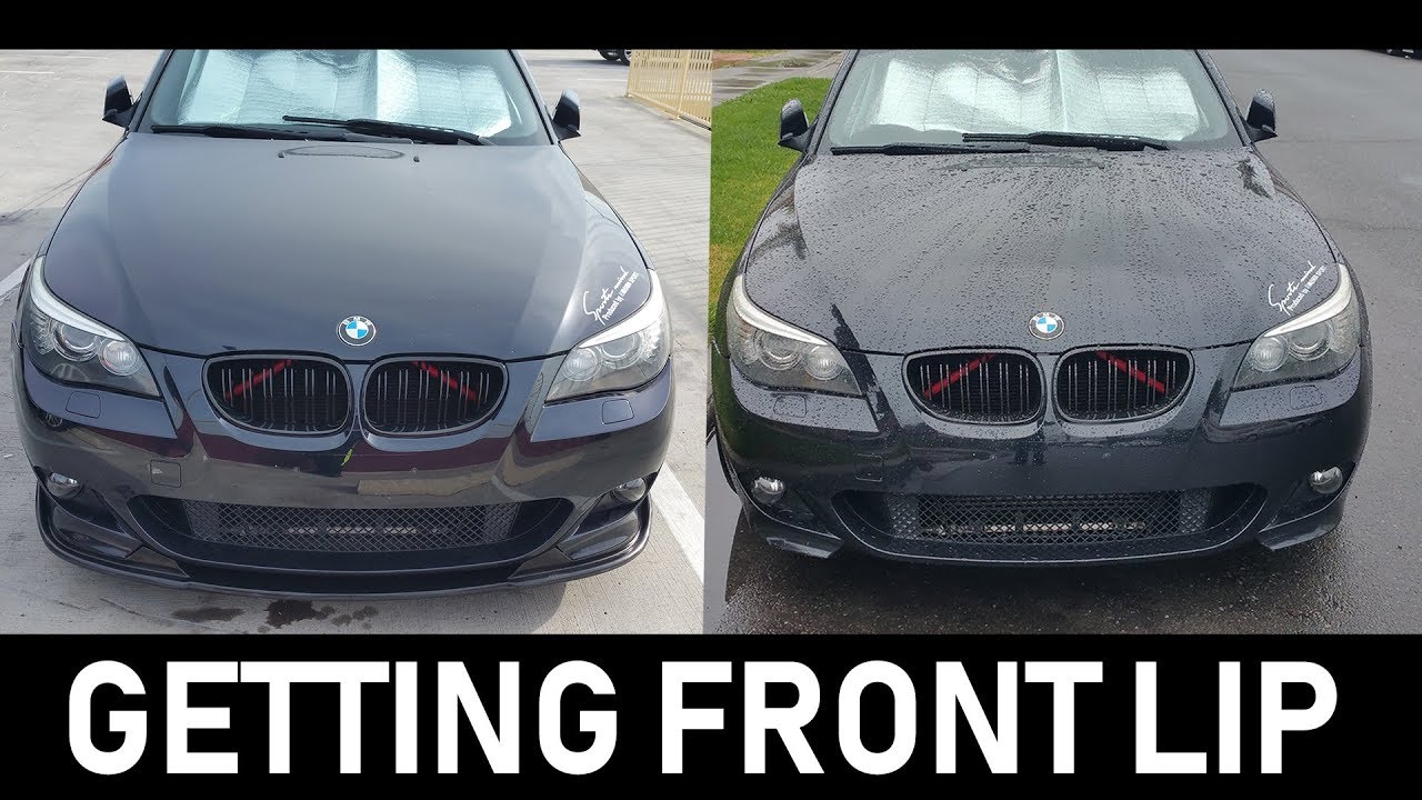 BMW E60 INSTALLING A FRONT LIP SPOILER