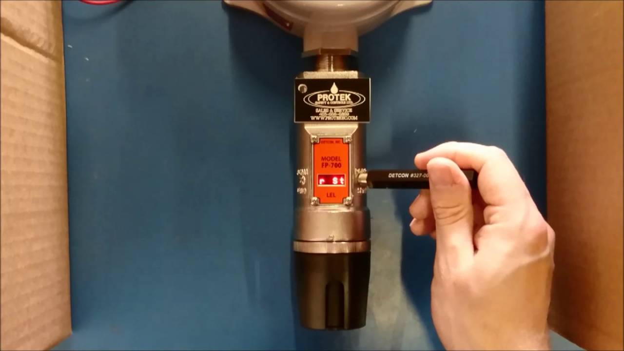 How to set the Bridge Voltage on a Detcon FP700 Combustible Gas Detector
