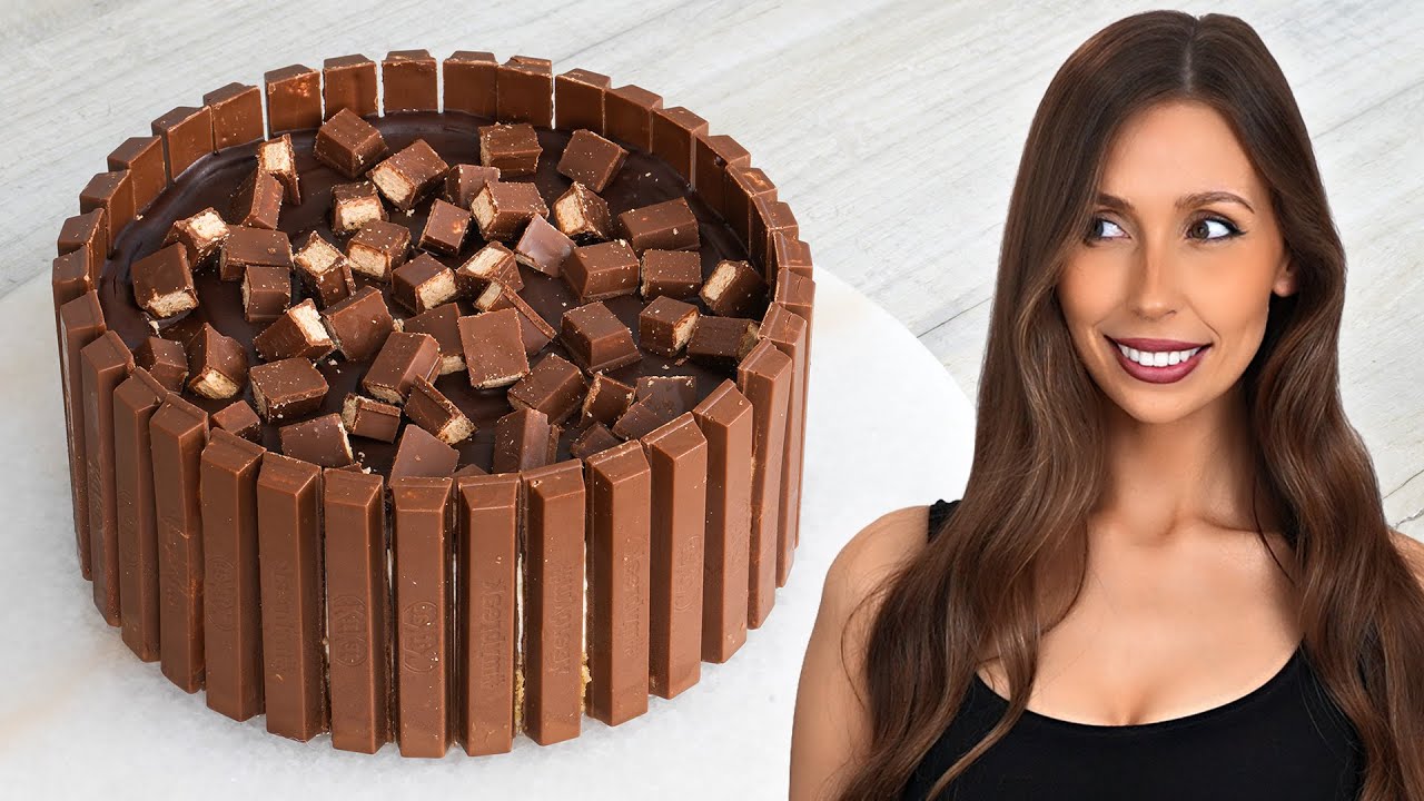 The Best No-Bake KitKat Cheesecake