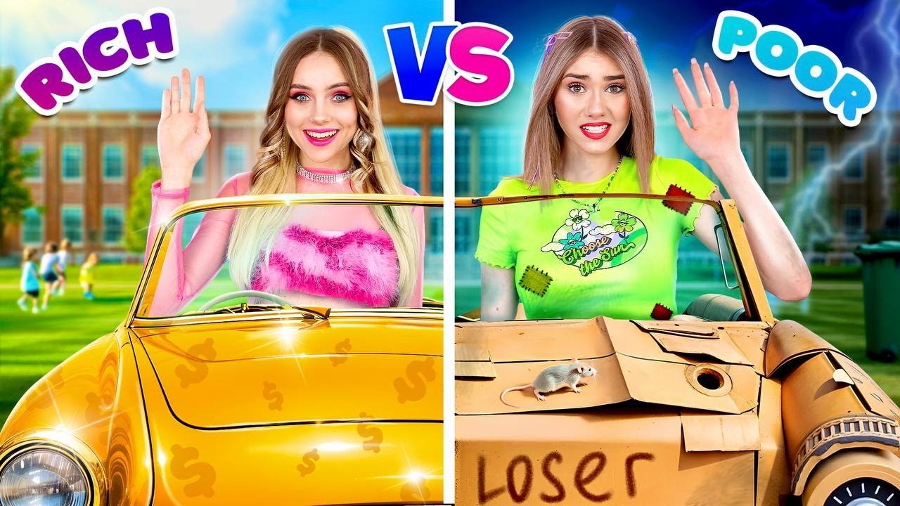 Fakir VS Zengin VS Çok Zengin Kızlar Üniversitede || Aşık Olduğum Kişi Bir Milyoner