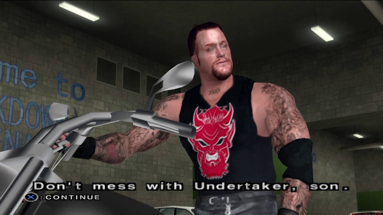 WWE SmackDown! Shut Your Mouth: Undertaker drags everyone on his motorcycle