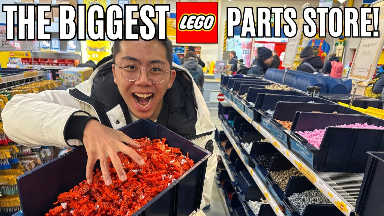 Visiting the BIGGEST LEGO Parts Store in the WORLD!