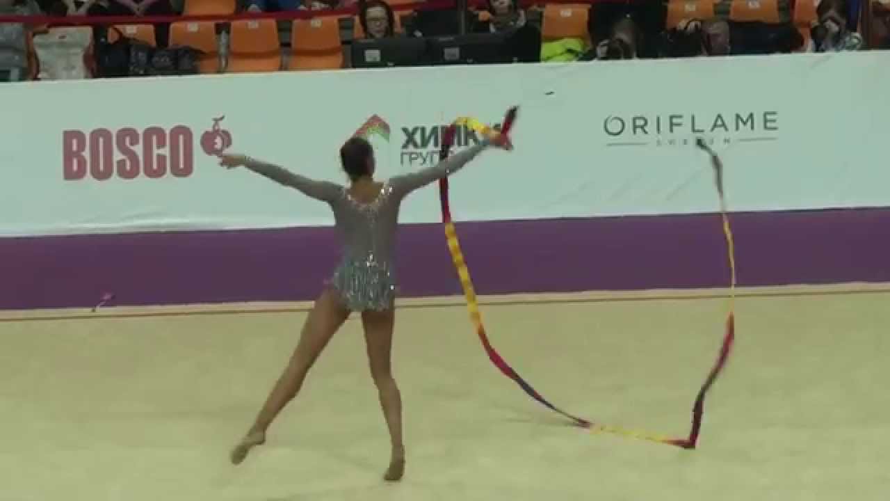 Mamun Margarita, ribbon. Grand Prix, 2015, Final, Moscow.